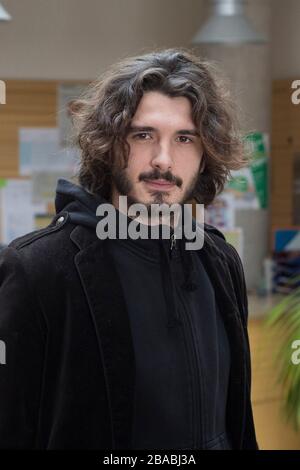 Actor Yon Gonzalez poses during the `Bajo sospecha´ TV Show presentation in Madrid, Spain. January 11, 2016. (ALTERPHOTOS/Victor Blanco) Stock Photo